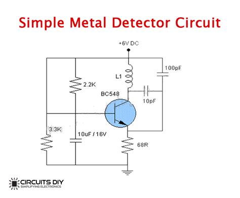 simple metal detector circuits